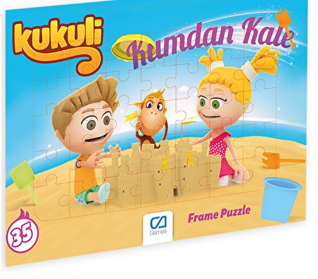 CA Games Yaşam 35 Parça Çocuk Puzzle