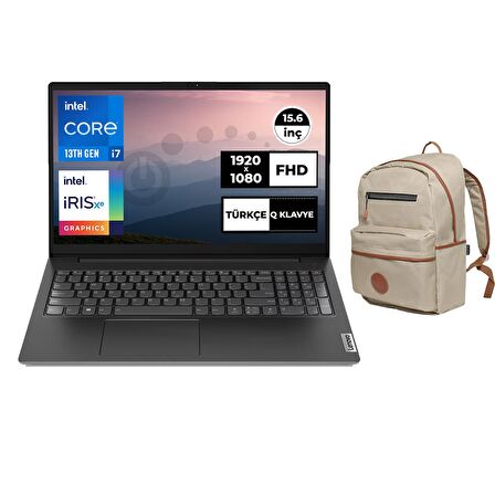 Lenovo V15 Gen 4 Intel Core i7-1355U 16GB 512GB SSD 15.6" FHD Windows 11 Pro Taşınabilir Bilgisayar 83A1003NTX 029 + Çanta