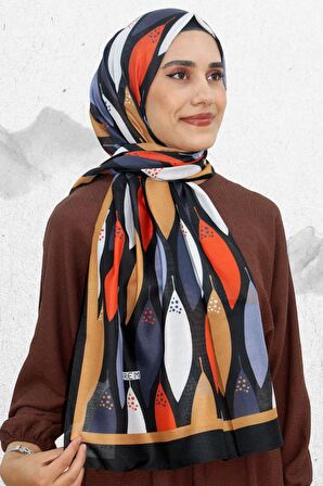 HAREM YAPRAK DESEN PAMUK ŞAL EŞ5209-7