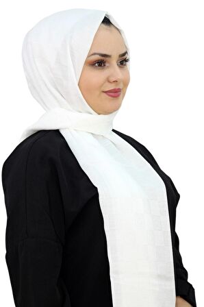 MİNELLİ JAKARLI MONOGRAM  ŞAL EŞ5275-11