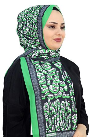 MİNELLİ DESENLİ SOFT ŞAL  EŞ5333-6