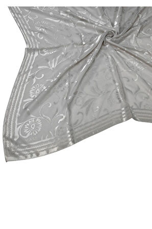 Mısırlı Eşarpları Çiçek Desenli Devore Eşarp