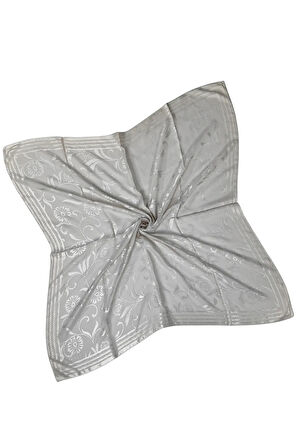 Mısırlı Eşarpları Çiçek Desenli Devore Eşarp