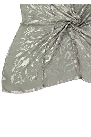 Mısırlı Eşarpları Çiçek Desenli Devore Eşarp