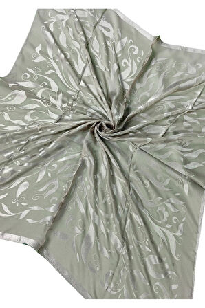 Mısırlı Eşarpları Çiçek Desenli Devore Eşarp