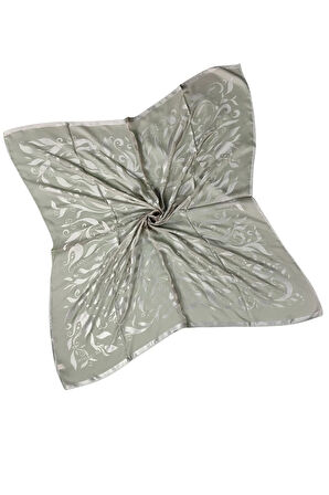 Mısırlı Eşarpları Çiçek Desenli Devore Eşarp