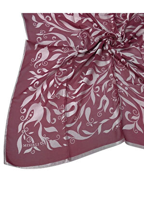 Mısırlı Eşarpları Çiçek Desenli Devore Eşarp