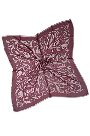 Mısırlı Eşarpları Çiçek Desenli Devore Eşarp