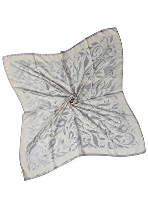 Mısırlı Eşarpları Çiçek Desenli Devore Eşarp