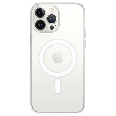 Apple iPhone 14 Pro Max Kılıf Magneticsafe Şeffaf Silikon - Şeffaf