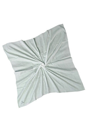 Valino Organik Pamuk Düz Renk Eşarp 100x100 cm - Doğal ve Nefes Alabilen Kumaş