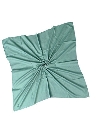 Valino Organik Pamuk Düz Renk Eşarp 100x100 cm - Doğal ve Nefes Alabilen Kumaş