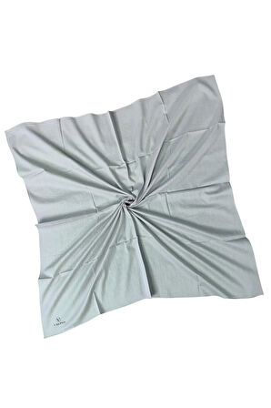 Valino Organik Pamuk Düz Renk Eşarp 100x100 cm - Doğal ve Nefes Alabilen Kumaş