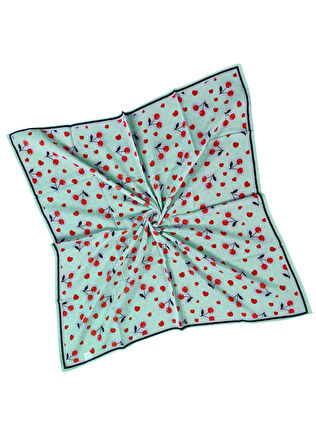 Valino Soft Pamuk Çocuk Desenli Eşarp 70x70 cm