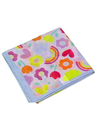 Valino Soft Pamuk Çocuk Desenli Eşarp 70x70 cm