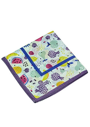 Valino Soft Pamuk Çocuk Desenli Eşarp 70x70 cm