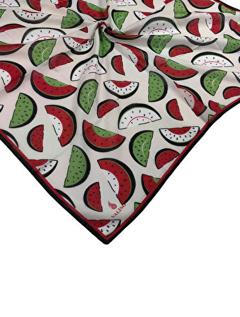 Valino Soft Pamuk Çocuk Desenli Eşarp 70x70 cm