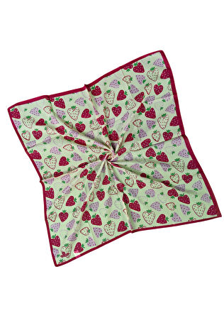 Valino Soft Pamuk Çocuk Desenli Eşarp 70x70 cm