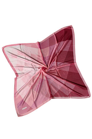 Mısırlı Eşarpları Emprime Sport Kristal Ekose Desenli Eşarp