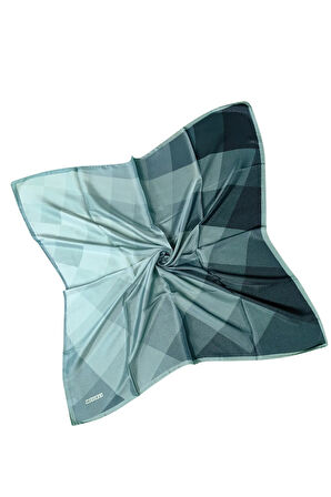 Mısırlı Eşarpları Emprime Sport Kristal Ekose Desenli Eşarp