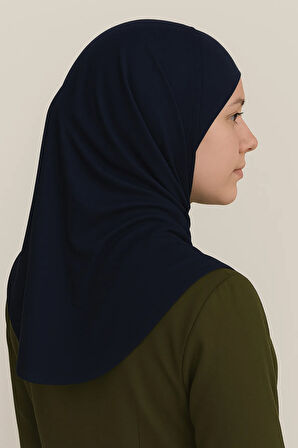 Pileli Tesettür Hijab Hazır Eşarp