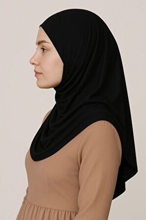 Pileli Tesettür Hijab Hazır Eşarp