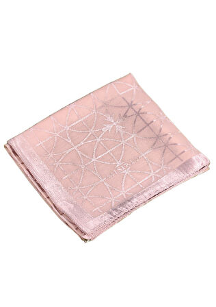 Mısırlı Eşarpları Devore Geometrik Desenli Eşarp