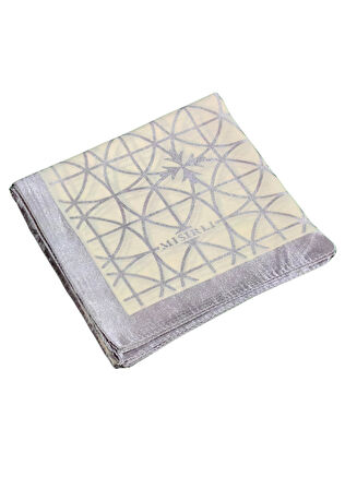 Mısırlı Eşarpları Devore Geometrik Desenli Eşarp