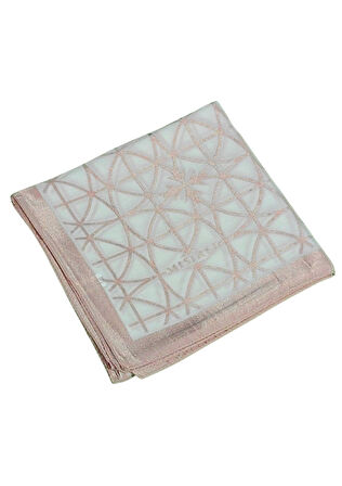 Mısırlı Eşarpları Devore Geometrik Desenli Eşarp