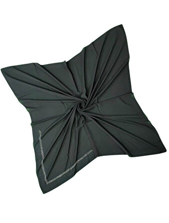 Medine İpeği Abiye Taşlı Eşarp – 110x110 cm