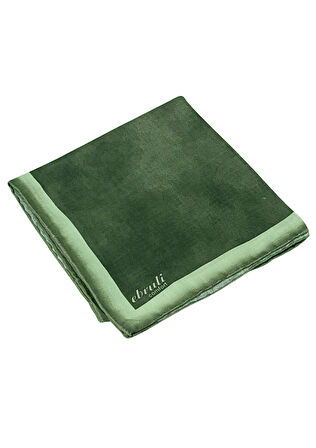 Ebruli Soft Pamuklu Desenli Eşarp - 95x95 cm