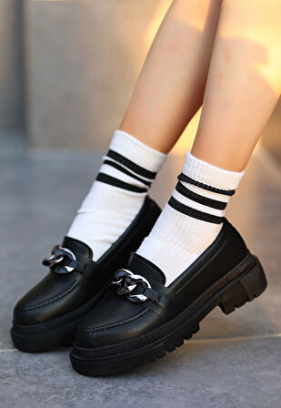 BİÇOMİ Biga Siyah Cilt  Ayakkabı