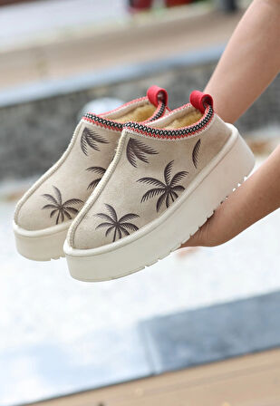 BİÇOMİ Mucy Bej Süet Bot