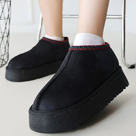 BİÇOMİ Foyk Siyah Süet Bot