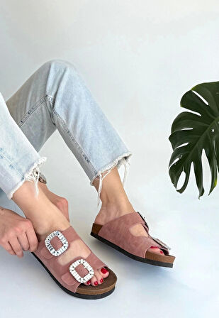 BİÇOMİ Nool Pudra Nubuk Terlik