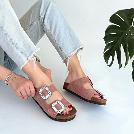 BİÇOMİ Nool Pudra Nubuk Terlik