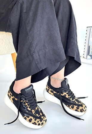 BİÇOMİ Kendy Leopar Nubuk Spor Ayakkabı