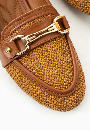 BİÇOMİ Rain Taba Cilt Babet Ayakkabı