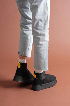 BİÇOMİ Cuen Siyah Süet Bot