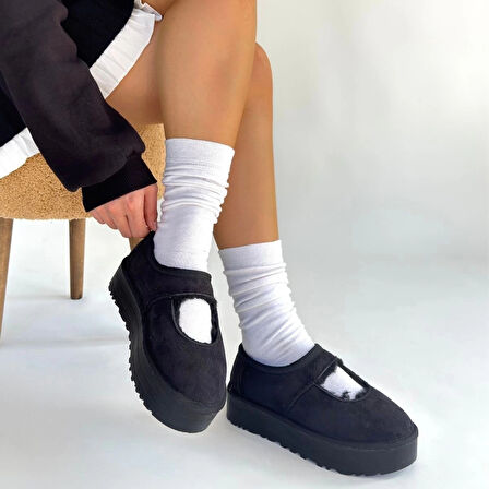 BİÇOMİ Carren Siyah Süet Bot