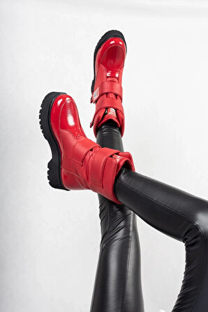 BİÇOMİ Miah Kırmızı Rugan Kar Bot