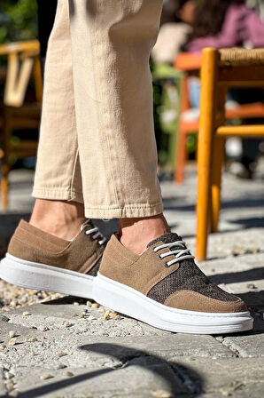 BİÇOMİ KB-042  Kuback  Bağcıklı Taba Günlük Erkek Ayakkabı