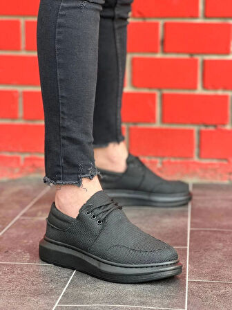 BİÇOMİ KB-042  Kuback Bağcıklı Kömür Günlük Erkek Ayakkabı