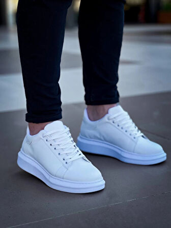 BİÇOMİ KB-X500  Kuback Bağcıklı Beyaz  Günlük Erkek Ayakkabı