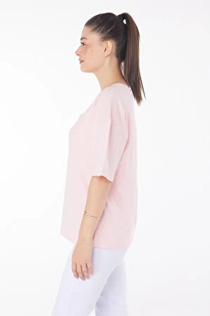 BİÇOMİ T-Shirt Pembe