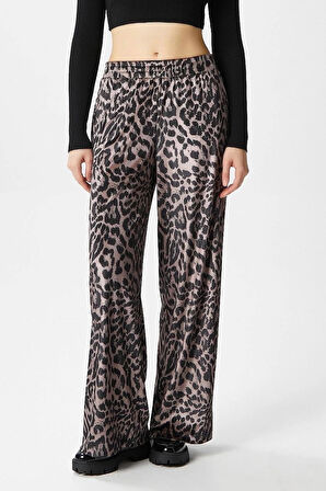 BİÇOMİ Leopar desen pantolon