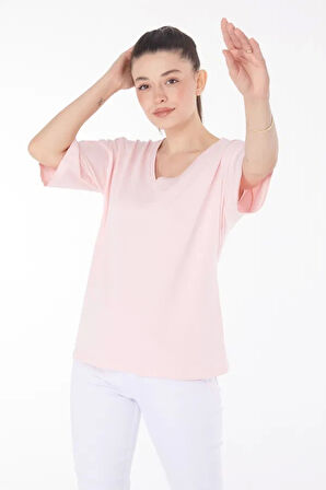 BİÇOMİ T-Shirt Pembe