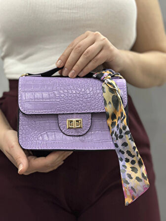 BİÇOMİ Jisse lila cilt çanta