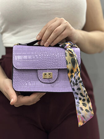 BİÇOMİ Jisse lila cilt çanta