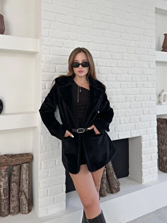 BİÇOMİ Fok ceket premıum kalite siyah st255860